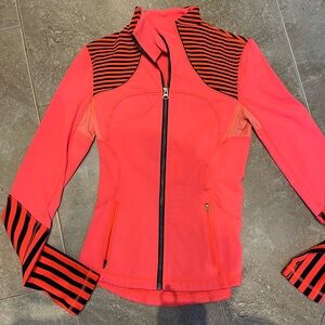 lululemon athletica Coral and Black Ski Jacket